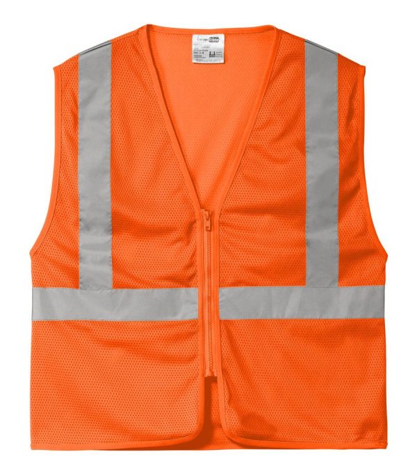 CornerStone  ANSI 107 Class 2 Economy Mesh Zippered Vest. CSV101