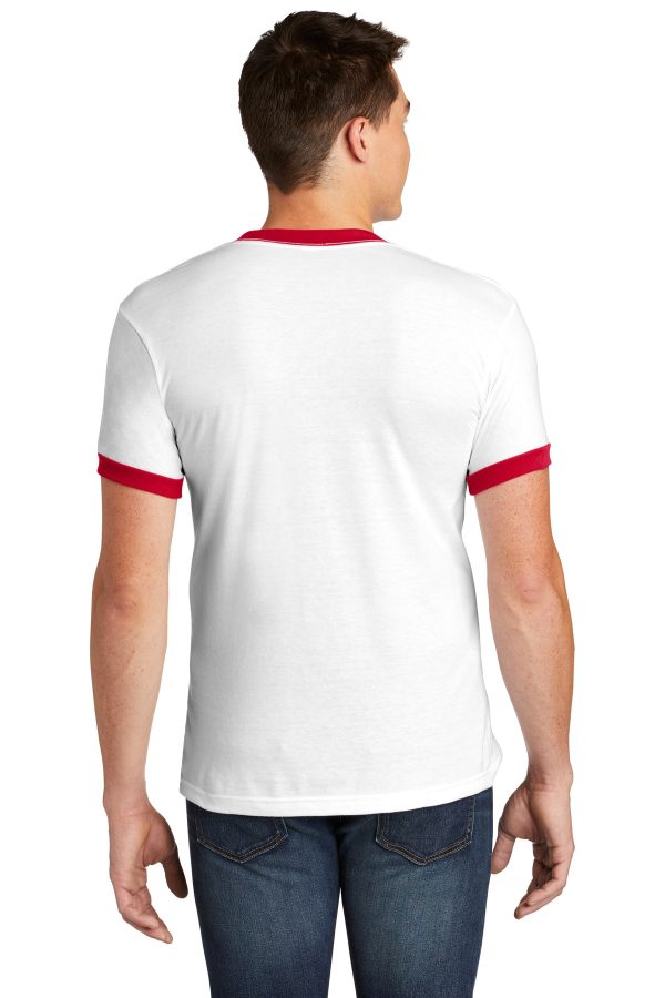 American Apparel ® Fine Jersey Ringer T-Shirt. 2410W - Image 3