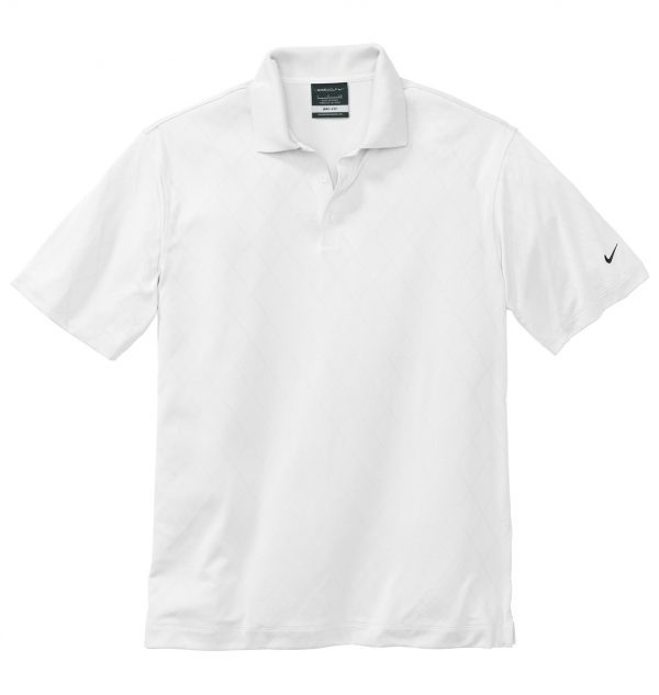 DISCONTINUED Nike Dri-FIT Cross-Over Texture Polo.  349899 - Image 3