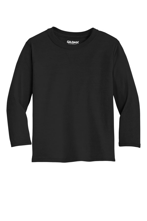 DISCONTINUED Gildan Youth Gildan Performance Long Sleeve T-Shirt. 42400B - Image 3