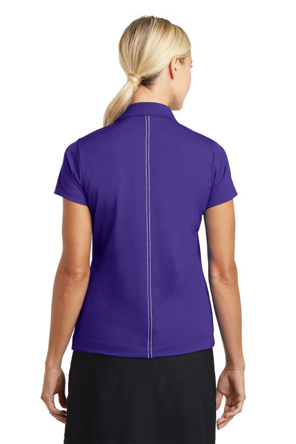 DISCONTINUED Nike Ladies Dri-FIT Sport Swoosh Pique Polo. 452885 - Image 2