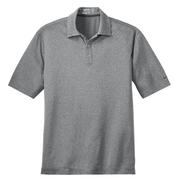 DISCONTINUED Nike Dri-FIT Heather Polo. 474231 - Image 3