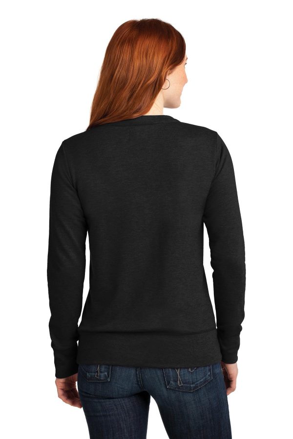 DISCONTINUED Anvil Ladies French Terry Crewneck Sweatshirt. 72000L - Image 2