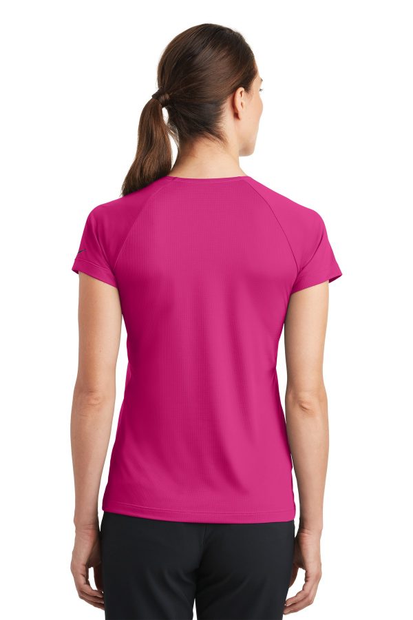 DISCONTINUED Nike Ladies Dri-FIT Stretch Woven V-Neck Top. 838960 - Image 2