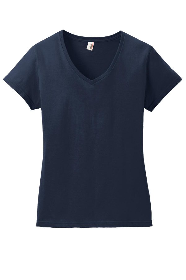 DISCONTINUEDAnvil Ladies 100% Combed Ring Spun Cotton V-Neck T-Shirt. 88VL - Image 3