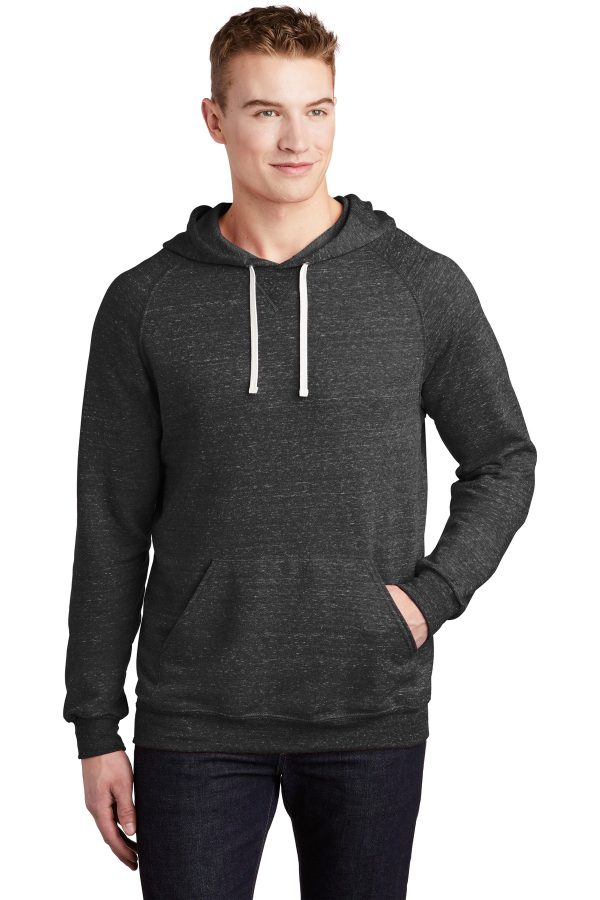 Jerzees  Snow Heather French Terry Raglan Hoodie 90M - Image 3