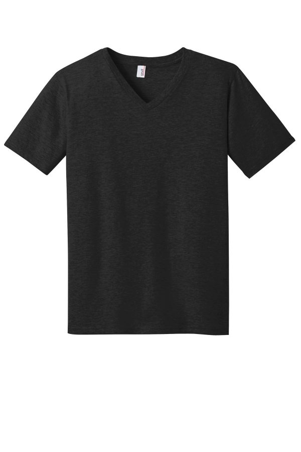 DISCONTINUED Anvil 100% Combed Ring Spun Cotton V-Neck T-Shirt. 982 - Image 3