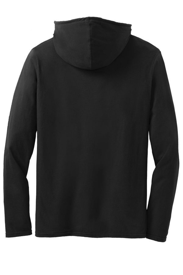 Gildan 100% Ring Spun Cotton Long Sleeve Hooded T-Shirt. 987 - Image 2