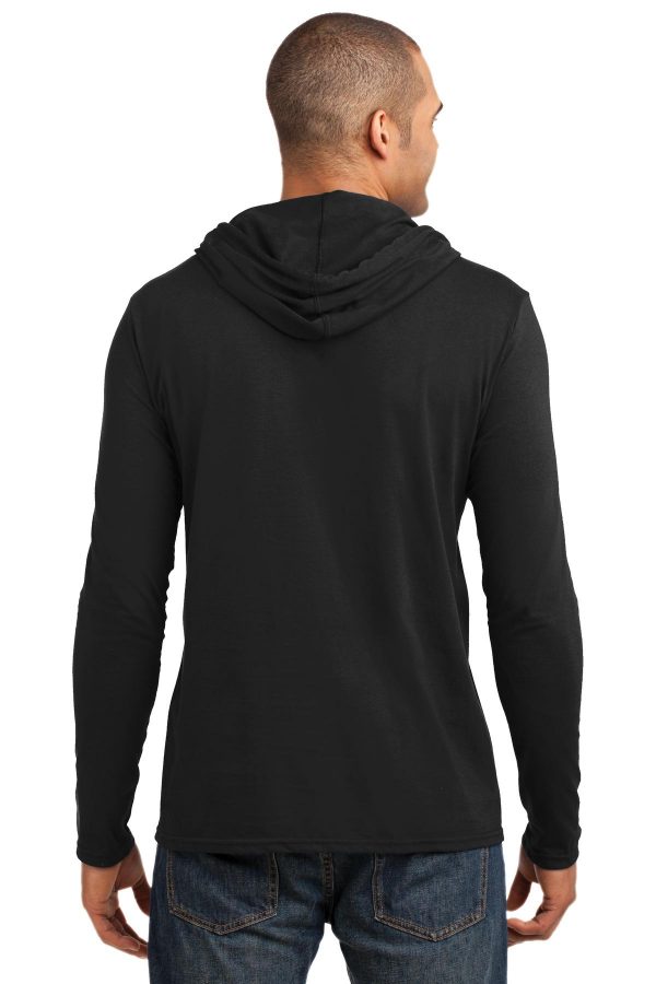 Gildan 100% Ring Spun Cotton Long Sleeve Hooded T-Shirt. 987 - Image 4