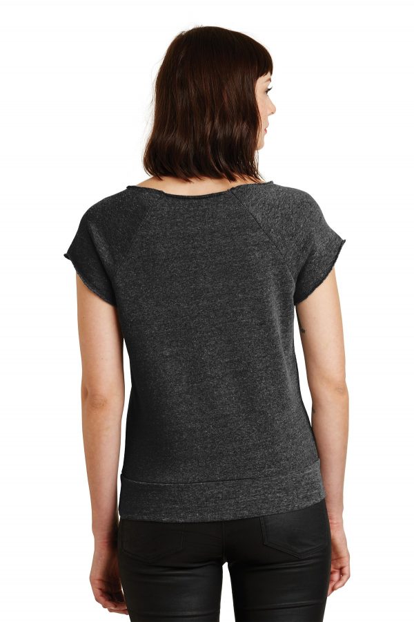 DISCONTINUED Alternative Women's Rehearsal Short Sleeve Pullover Sweatshirt. AA2823 - Image 2