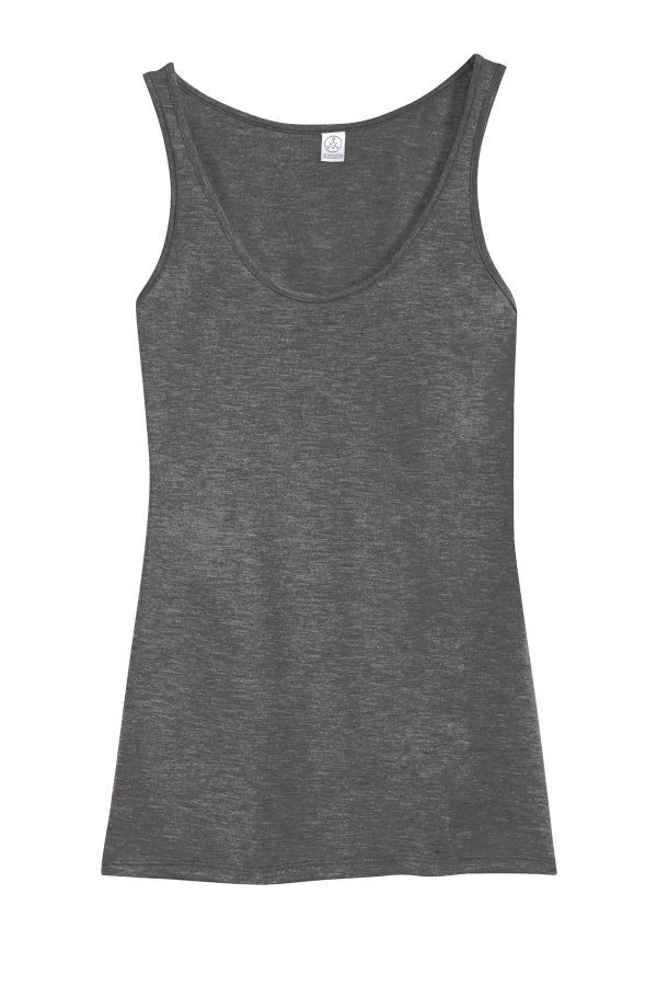 DISCONTINUED Alternative Airy Melange Burnout Tank. AA2833 - Image 3