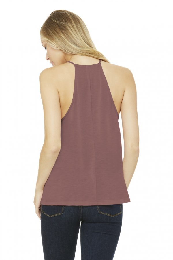 DISCONTINUED BELLA+CANVAS  Women's Flowy High-Neck Tank. BC8809 - Image 2