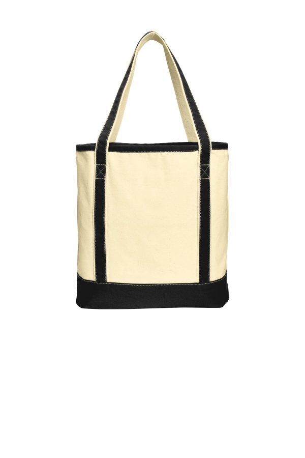 Port Authority Large Cotton Canvas Boat Tote. BG413 - Image 2