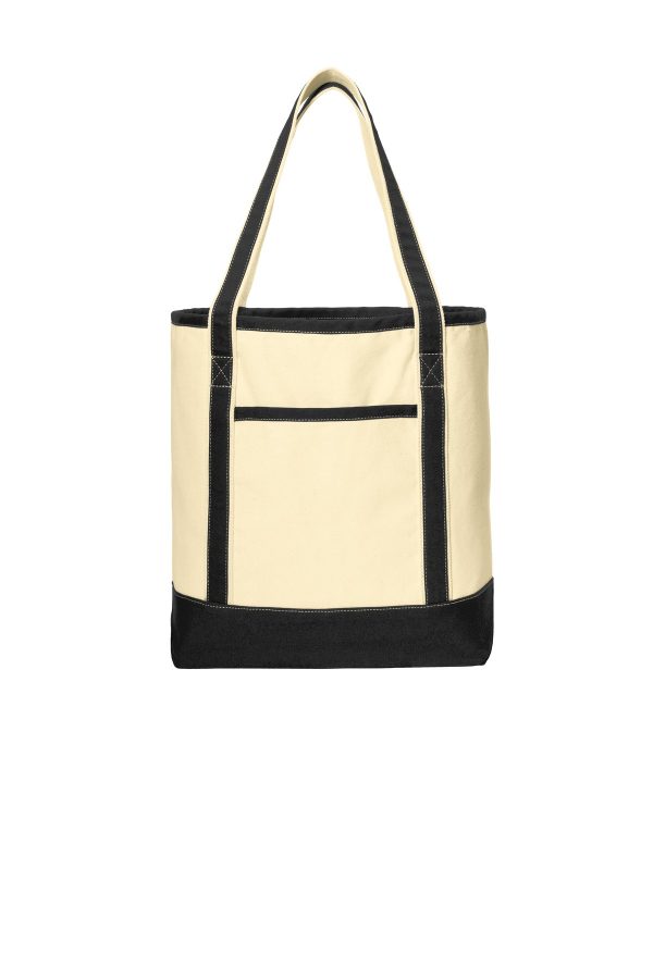 Port Authority Large Cotton Canvas Boat Tote. BG413 - Image 3