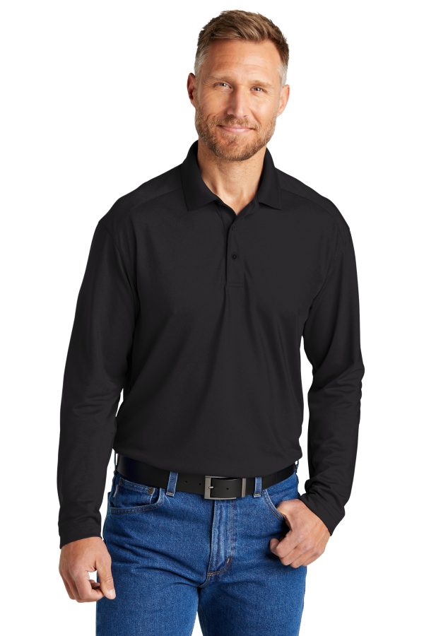 CornerStone Select Lightweight Snag-Proof Long Sleeve Polo CS418LS - Image 3