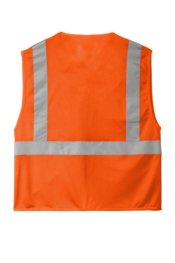 CornerStone  ANSI 107 Class 2 Economy Mesh Zippered Vest. CSV101 - Image 2