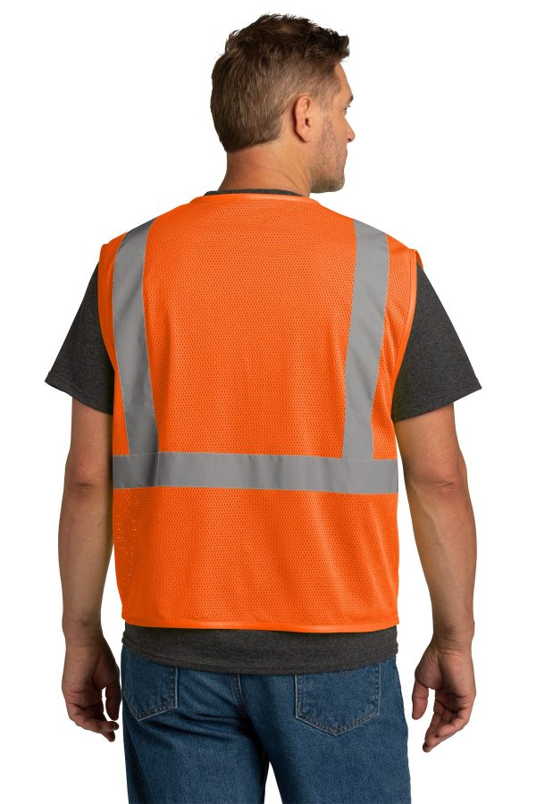 CornerStone  ANSI 107 Class 2 Economy Mesh Zippered Vest. CSV101 - Image 4