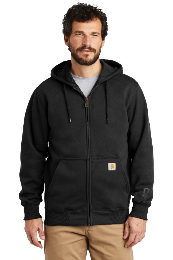 Carhartt Rain Defender Paxton Heavyweight Hooded Zip-Front Sweatshirt. CT100614 - Image 3