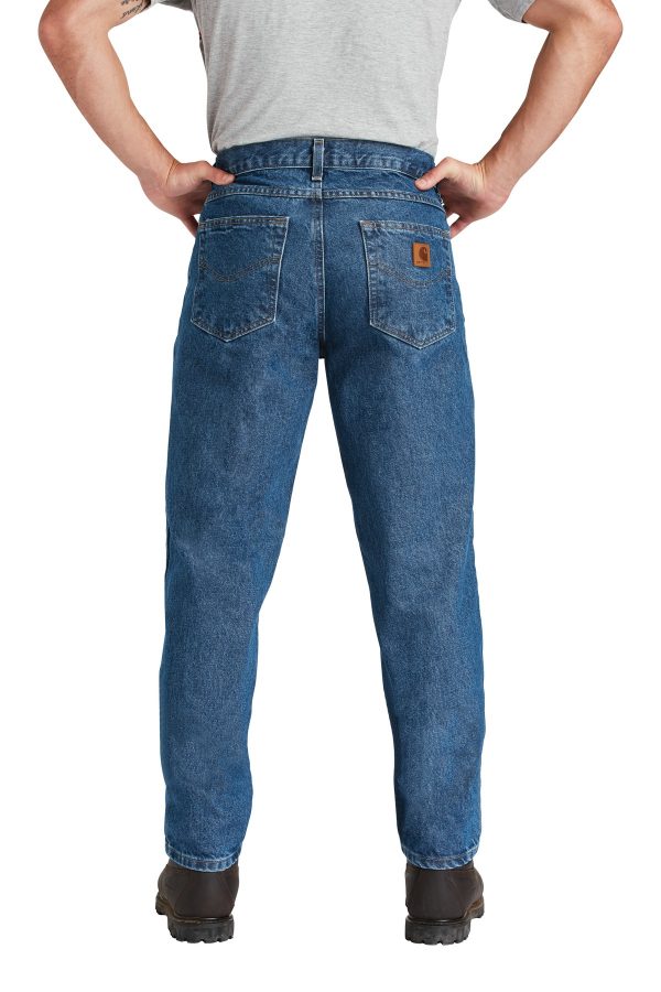 DISCONTINUED Carhartt  Relaxed-Fit Tapered-Leg Jean . CTB17 - Image 2