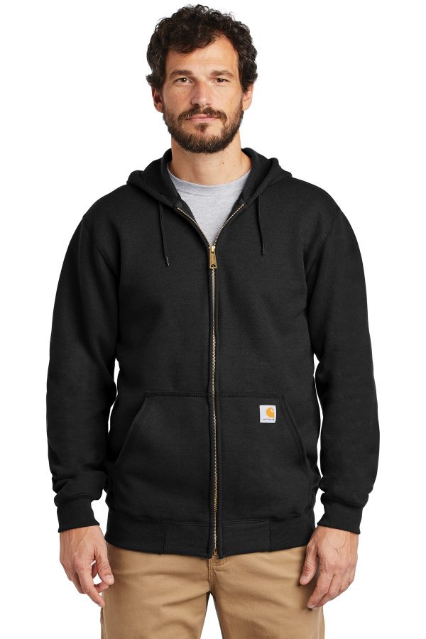 Carhartt Midweight Hooded Zip-Front Sweatshirt. CTK122 - Image 3