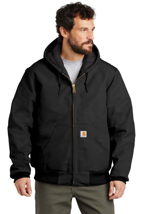 Carhartt Tall Quilted-Flannel-Lined Duck Active Jac. CTTSJ140 - Image 3