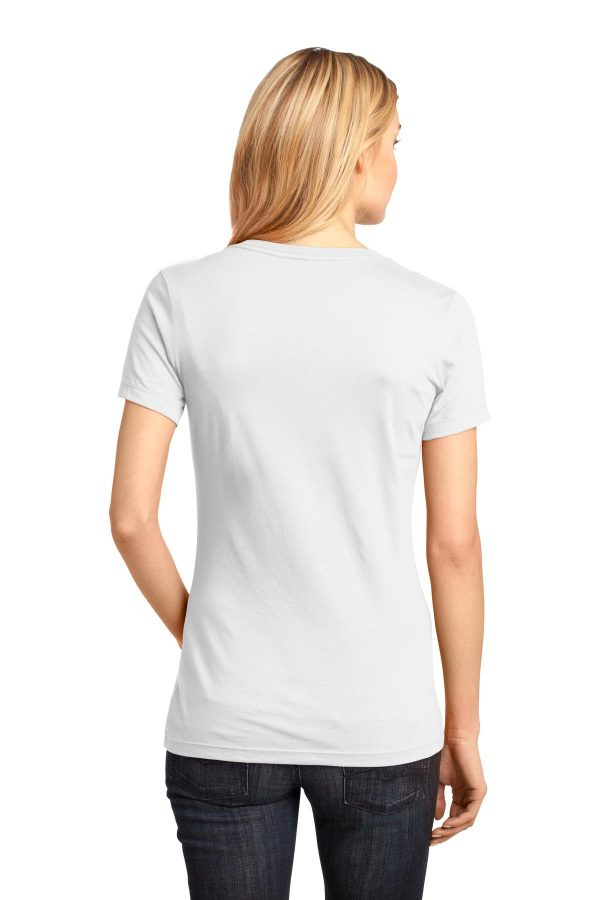 District Women's Perfect Weight V-Neck Tee. DM1170L - Image 4