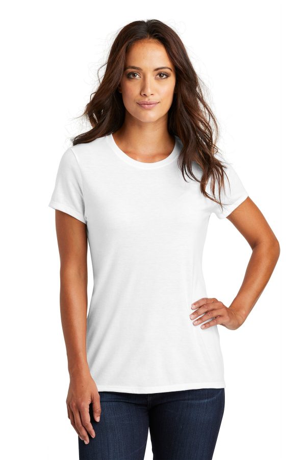 District ® Women's Perfect Tri® Tee. DM130L - Image 3