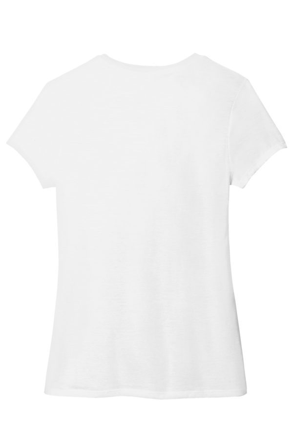 District® Women's Perfect Tri® V-Neck Tee. DM1350L - Image 2