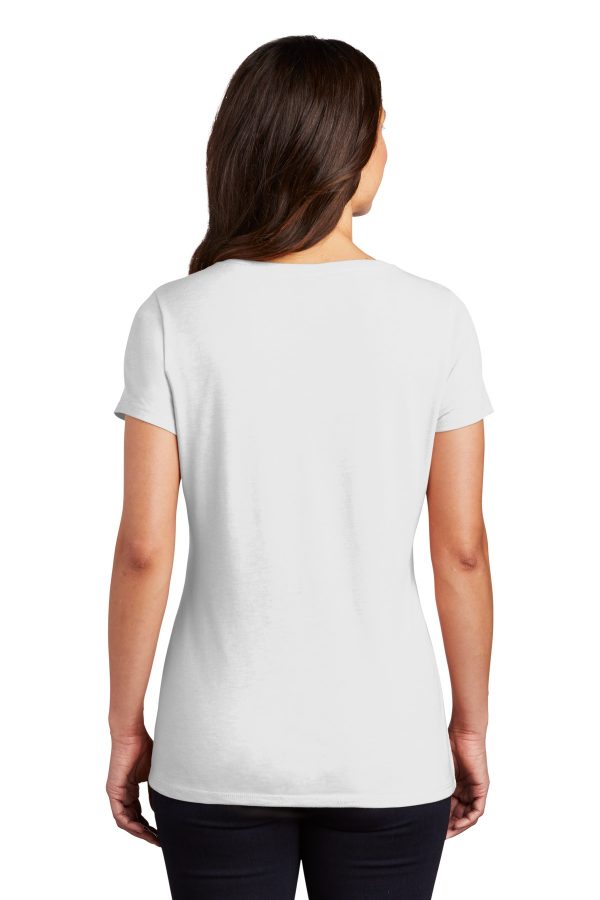 District® Women's Perfect Tri® V-Neck Tee. DM1350L - Image 4