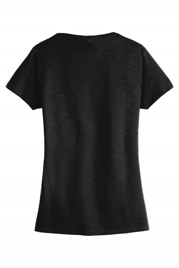 DISCONTINUED District  Women's Super Slub V-Neck Tee. DM3501 - Image 4