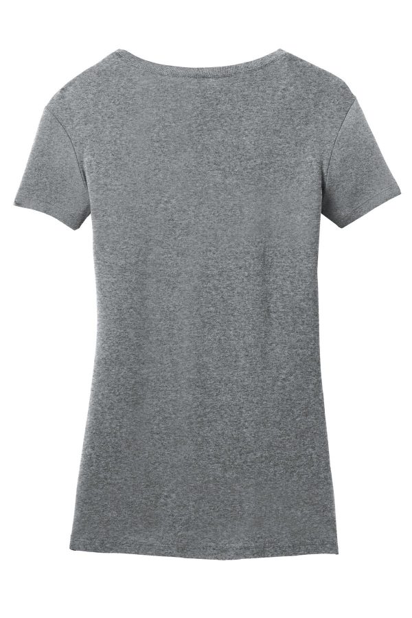 DISCONTINUED District Made Ladies Mini Rib V-Neck Tee. DM401 - Image 4