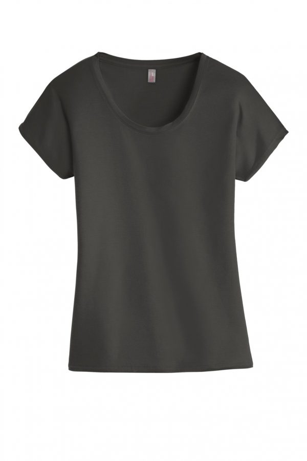 DISCONTINUED District  Women's Drapey Dolman Tee. DM412 - Image 3