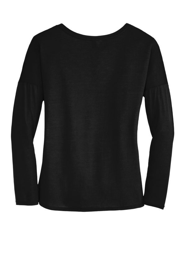 DISCONTINUED District  Women's Drapey Long Sleeve Tee. DM413 - Image 4