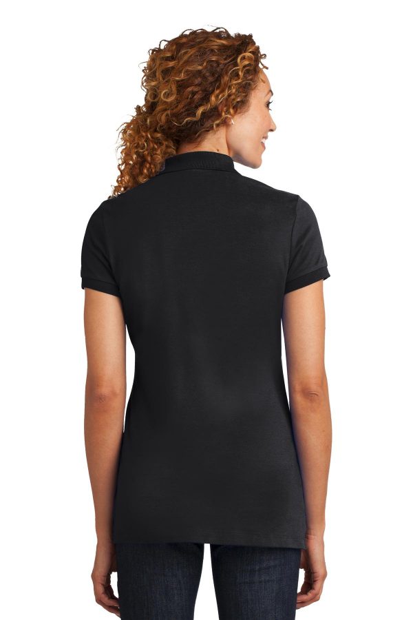 DISCONTINUED District Made Ladies Stretch Pique Polo. DM425 - Image 2