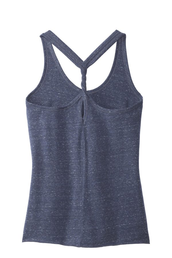 DISCONTINUED District  Women's Cosmic Twist Back Tank. DM466 - Image 4