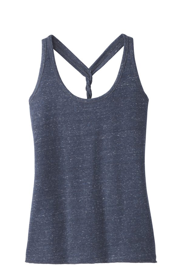 DISCONTINUED District  Women's Cosmic Twist Back Tank. DM466 - Image 3