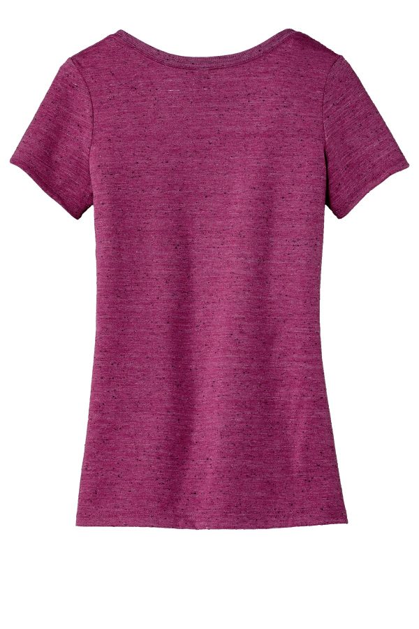 DISCONTINUED District Made - Ladies Textured Scoop Tee. DM471 - Image 4