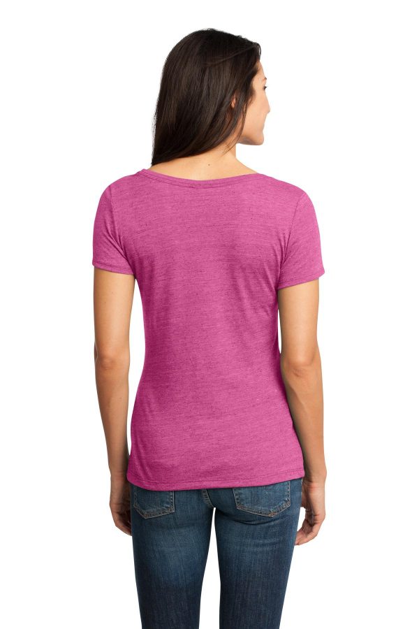 DISCONTINUED District Made - Ladies Textured Scoop Tee. DM471 - Image 2