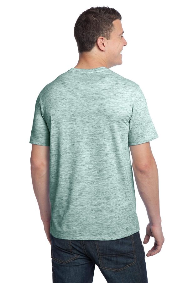 DISCONTINUED District - Young Mens Extreme Heather Crew Tee DT1000 - Image 2