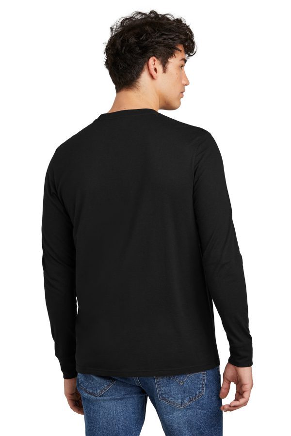 District Perfect Blend CVC Long Sleeve Tee DT109 - Image 4