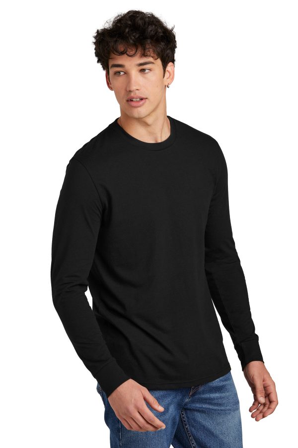 District Perfect Blend CVC Long Sleeve Tee DT109 - Image 3