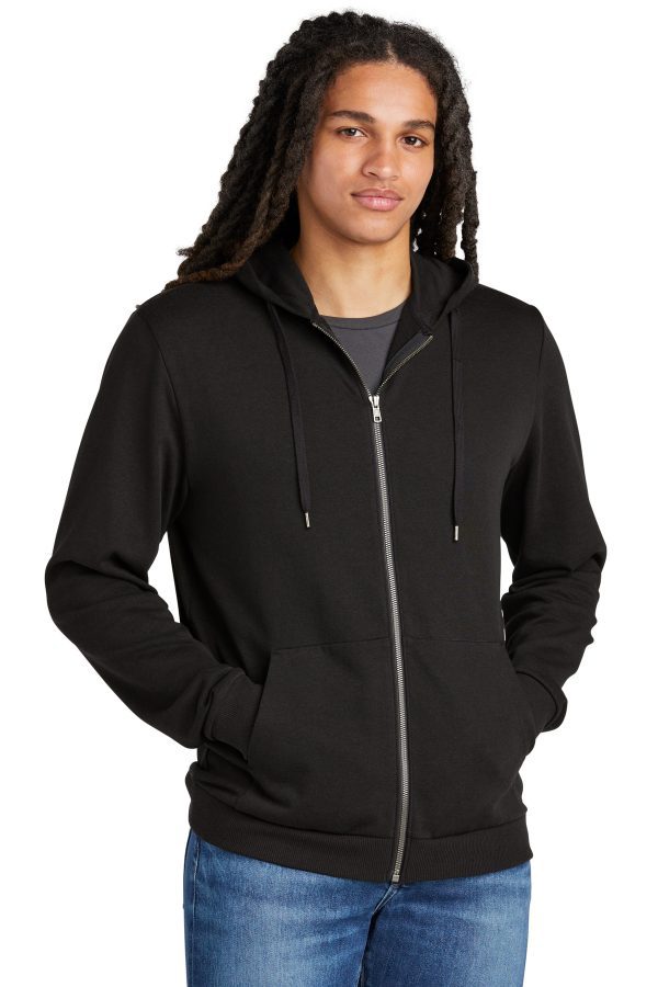 District Perfect Tri Fleece Full-Zip Hoodie DT1302 - Image 3