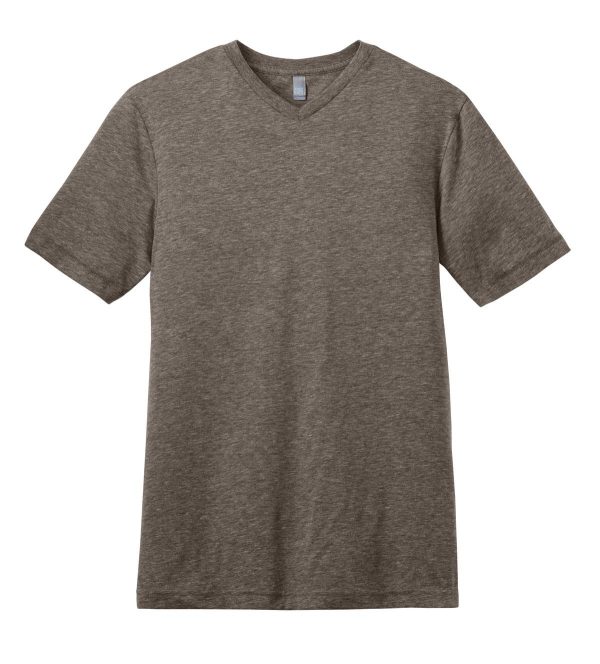 DISCONTINUED District - Young Mens Tri-Blend V-Neck Tee DT142V - Image 3