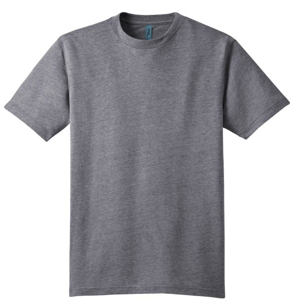 DISCONTINUED District - Young Mens Tri-Blend Crewneck Tee. DT142 - Image 3