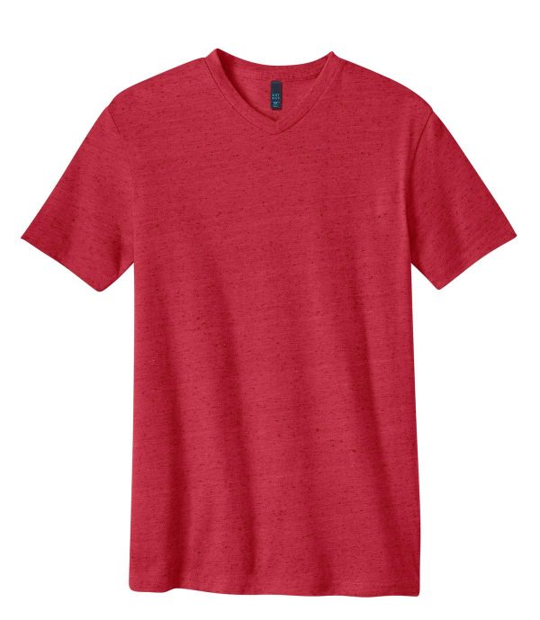 DISCONTINUED District - Young Mens Textured Notch Crew Tee. DT172 - Image 3