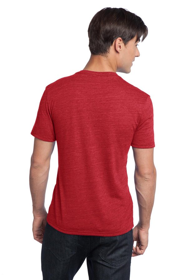 DISCONTINUED District - Young Mens Textured Notch Crew Tee. DT172 - Image 2