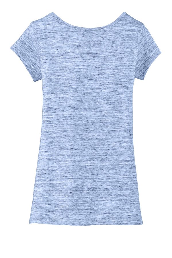 DISCONTINUED District - Juniors Extreme Heather V-Neck Tee DT2001 - Image 4