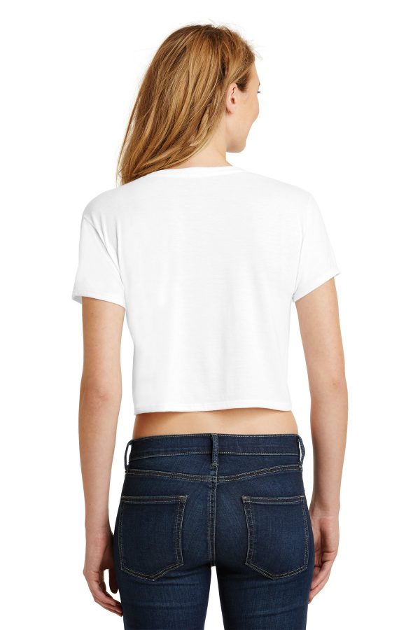 DISCONTINUED District Juniors Relaxed Crop Tee. DT2303 - Image 2