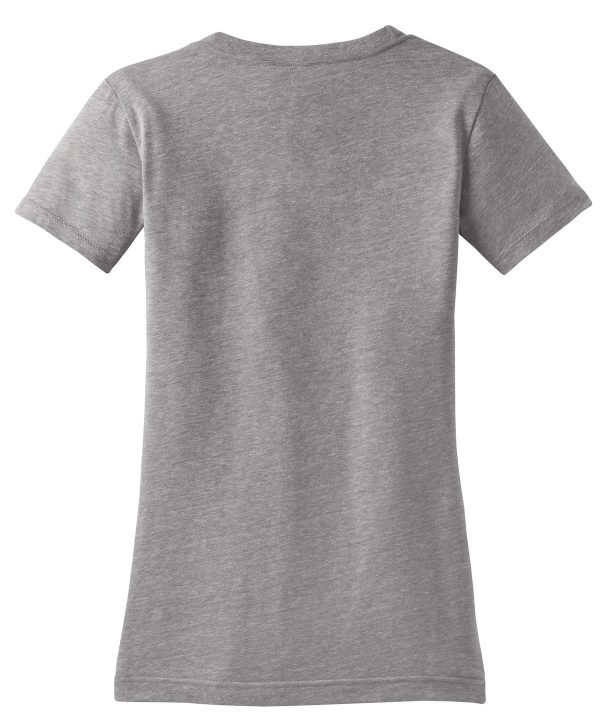 DISCONTINUED District Juniors Tri-Blend V-Neck Tee. DT242V - Image 4