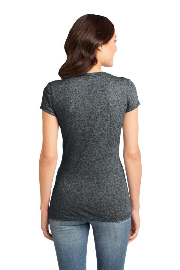 DISCONTINUED District - Juniors Microburn V-Neck Tee. DT261 - Image 2